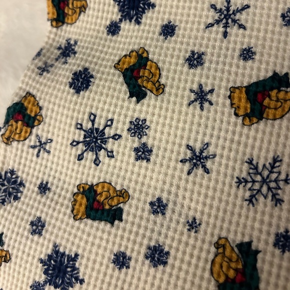 vintage Disney Winnie the Pooh and friends thermal henley 2pc set. Size S-M - Picture 4 of 13